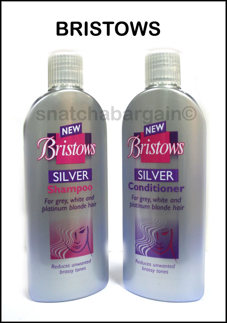 ADD A TOUCH OF BRISTOWS SILVER SHAMPOO CONDITIONER 200ml FOR GREY WHITE
