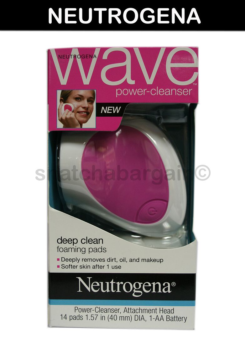 NEW NEUTROGENA WAVE POWER CLEANSER BATTERY & FOAMING PADS INCLUDED eBay
