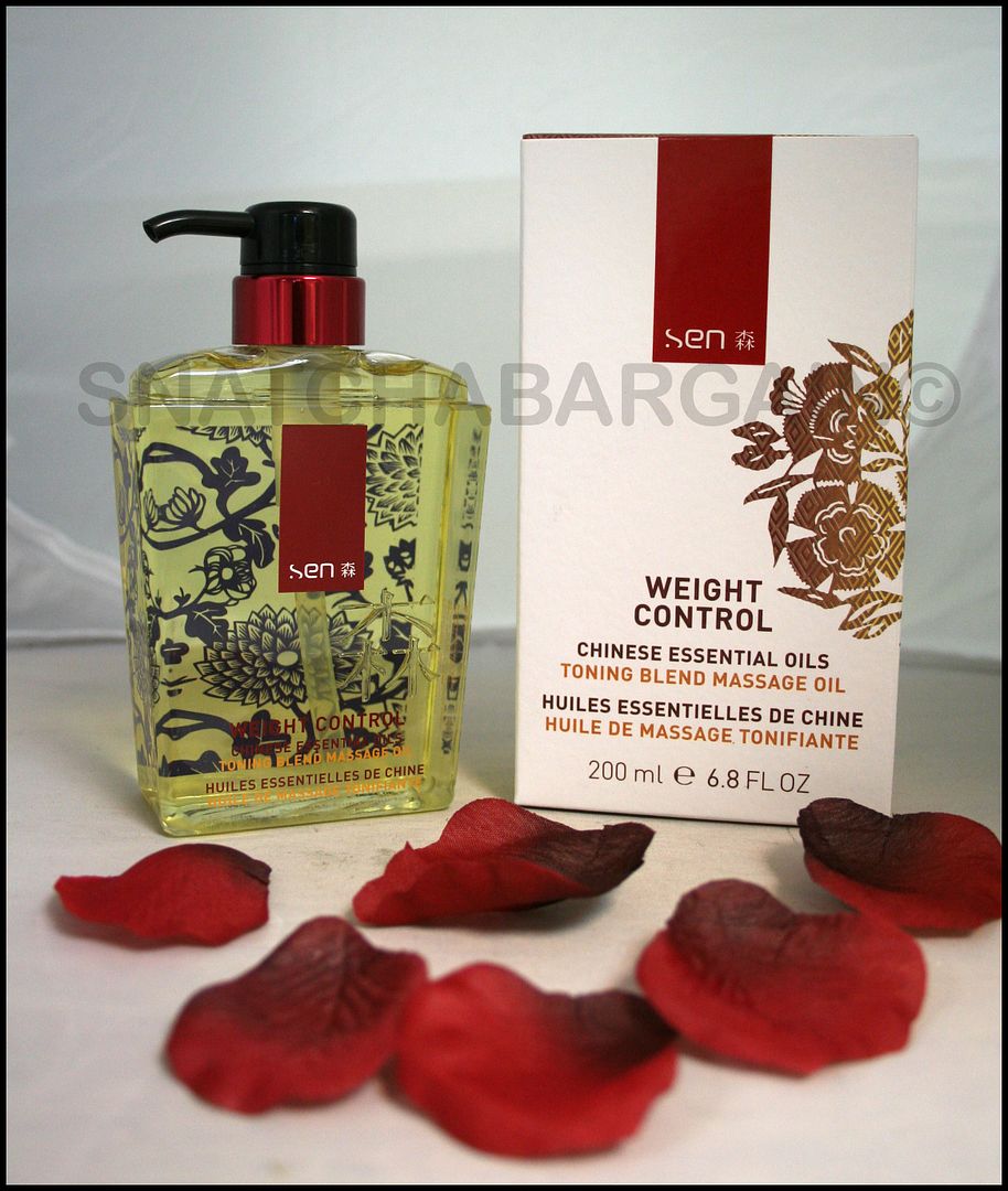 SEN WEIGHT CONTROL CHINESE ESSENTIAL OILS TONING BLEND MASSAGE OIL