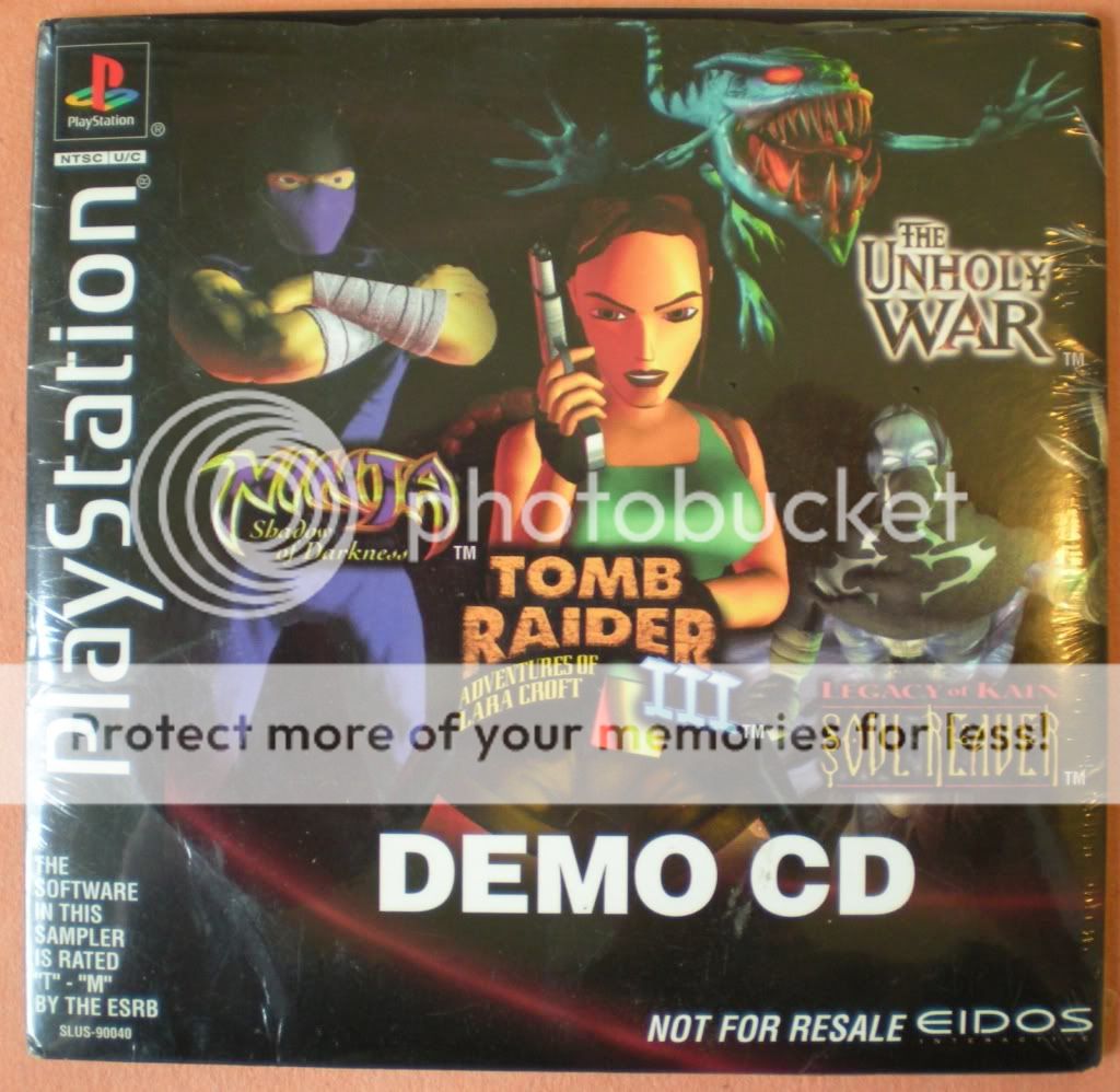 Eidos Demo Disk Sony PlayStation 1 1998 with Sleeve