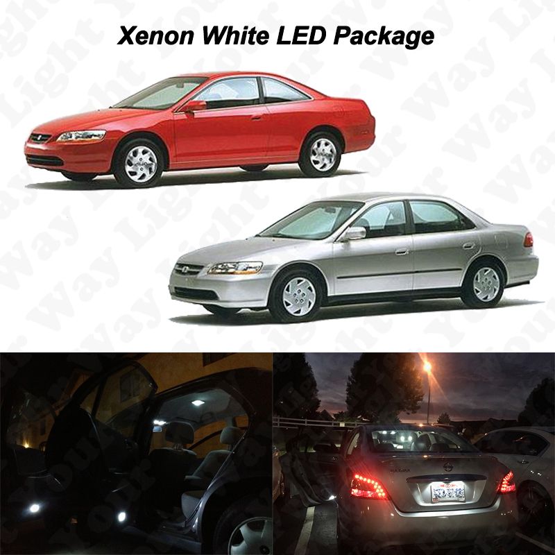 Details About 16 X White Led Interior Bulbs Reverse Lights Package For 1998 2002 Honda Accord