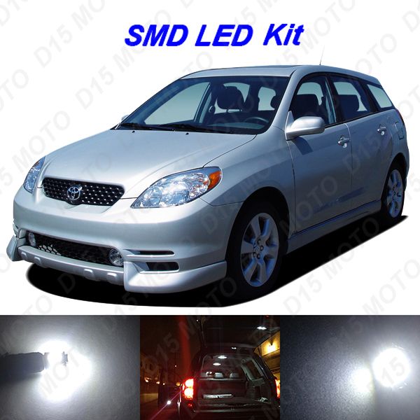 Details About 5x Ultra White Led Lights Interior Bulbs Package Kit For 2003 2008 Toyota Matrix