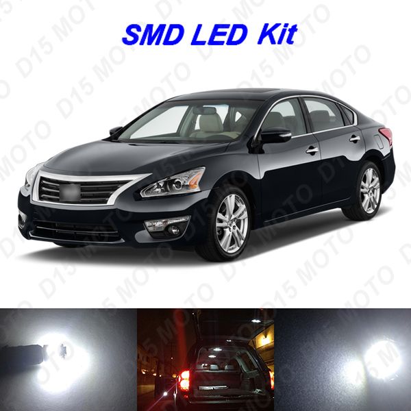 Details About 19 X White Led Interior Bulbs Fog Reverse Tag Lights For 2007 2016 Nissan Altima