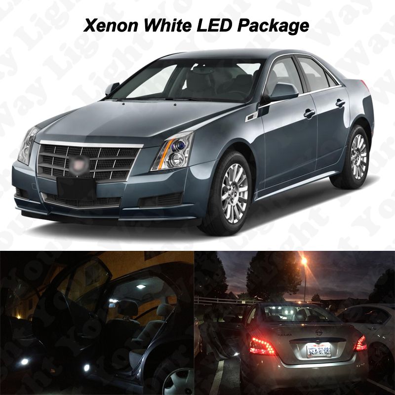 Details About 18 X White Led Interior Bulbs License Plate Lights For 2008 2014 Cadillac Cts