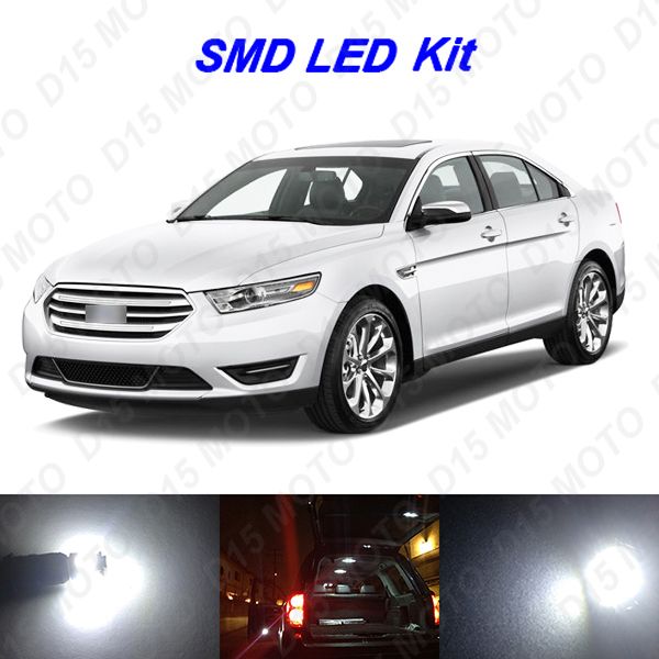 Details About 12 X White Led Interior Bulbs License Plate Lights For 2010 2014 Ford Taurus