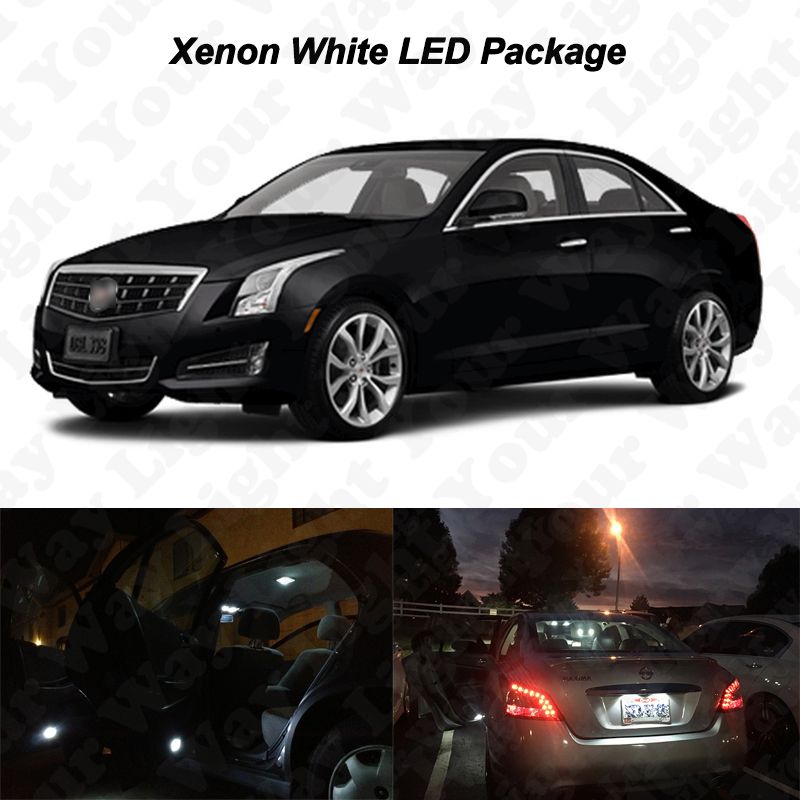 Details About 18 X White Led Interior Bulbs Reverse Tag Lights For 2013 2016 Cadillac Ats