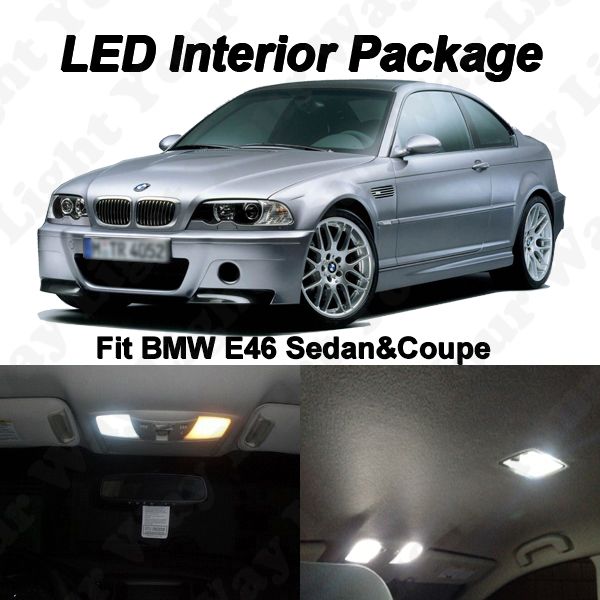 Details About 14x Xenon White Smd Led Interior Lights Package For Bmw E46 323i 325i 330i M3