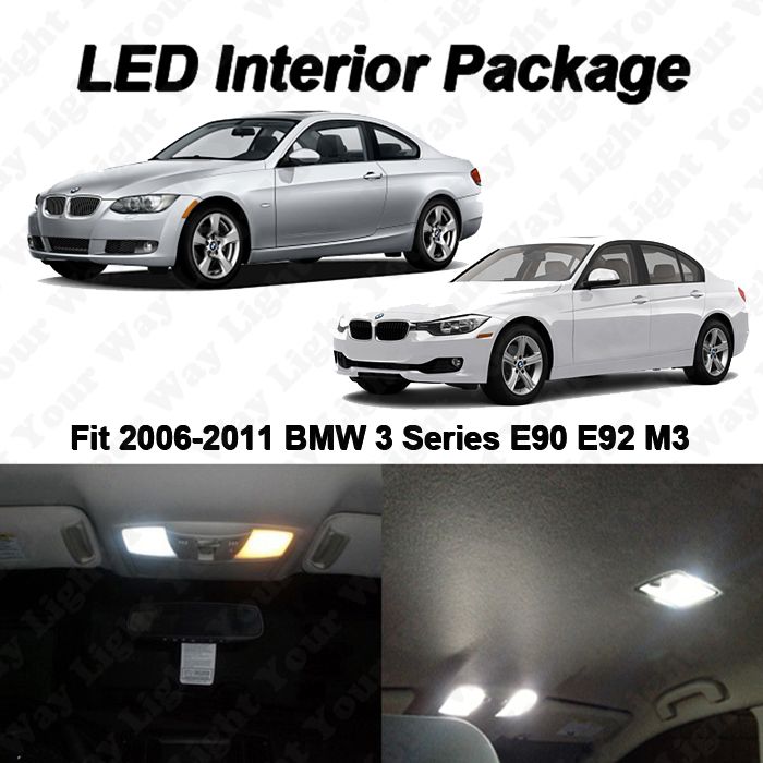 Details About 10x White Smd Led Error Free Interior Lights Kit For Bmw 328i 335i M3 E90 E92