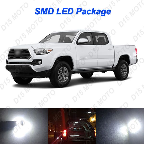 Details About 13 X Untra White Led Fog Reverse Interior Light Kit For 2012 2016 Toyota Tacoma